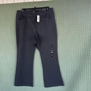 Torrid Ponte Bootcut Trousers, Size 20 Short, Charcoal Gray